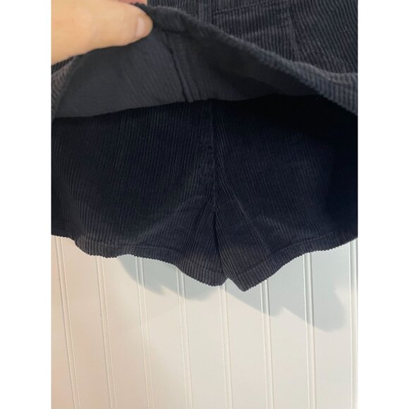 Free People We The Free Gallivanting Black Skort Micro Mini Denim Size 26 - Picture 8 of 16